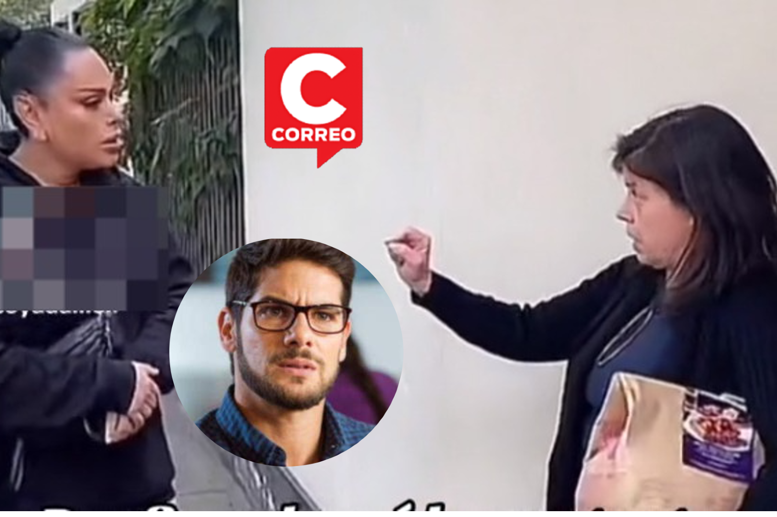 Encaran a mujer que protagonizó incidente con actor Andrés Wiesse. (Foto: Correo)