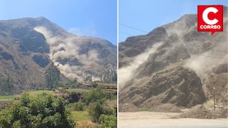 Huancavelica: cerro Runayoc en alerta por derrumbes cada 15 minutos y emisión humo