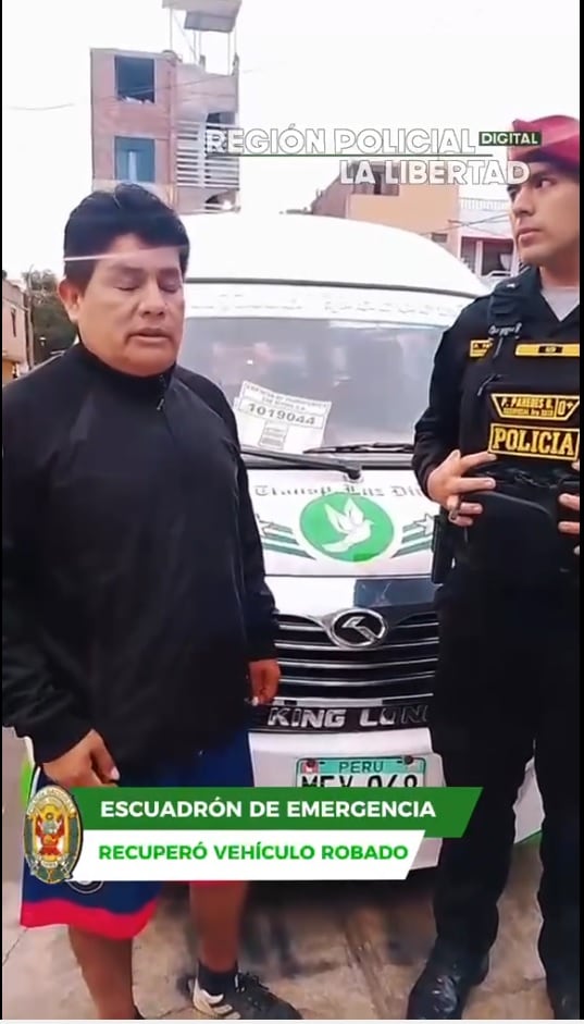 Trujillo: Recuperan vehículo robado en El Porvenir