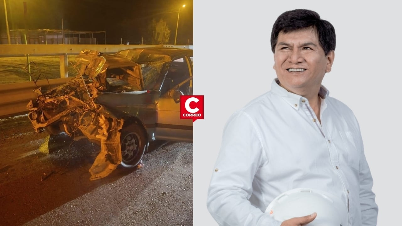 Ica: muere exalcalde de Parcona en trágico accidente mientras se movilizaba por la Panamericana Sur. Composición: Diario Correo.