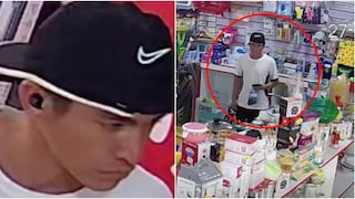 Nasca: delincuente roba celular en tienda del centro y es captado por cámaras de seguridad