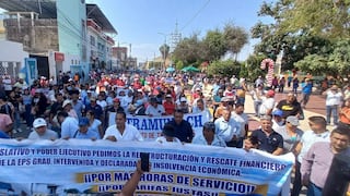 Piura: Pobladores de Chulucanas marchan contra la EPS Grau por mal servicio