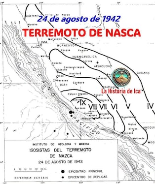 Nasca conmemoró 84 años de uno de sus peores terremotos de hasta magnitud 8.4