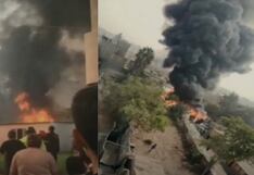 Puente Piedra: Se registra incendio en almacén de botellas plásticas