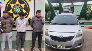 Tacna: Caen tres miembros de banda cuando se aprestaban a robar de madrugada