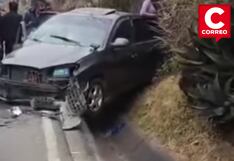 Conductor sin licencia provoca choque en Jauja y deja tres heridos