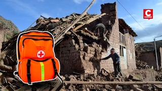 Minsa recomienda organizar la mochila de emergencia en dos grupos para actuar mejor durante un sismo