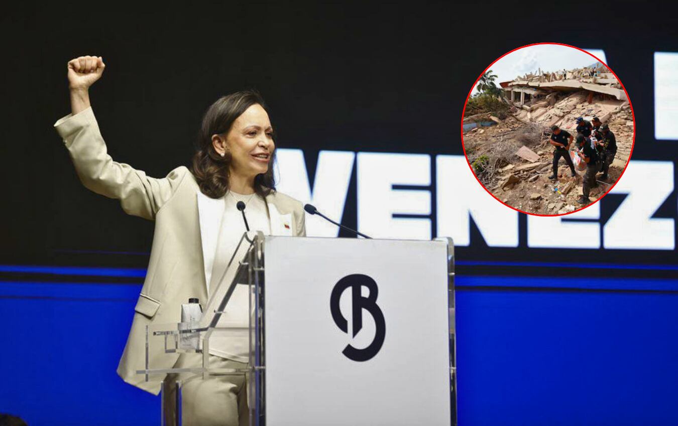 María Corina Machado anuncia regreso 'muy pronto' a Venezuela tras terremotos: la gira del casco y el hashtag