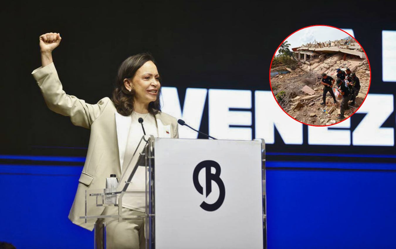 María Corina Machado se pronunció sobre la situación en Venezuela. Foto: EFE/Víctor Lerena-AP/LAPRESSE.