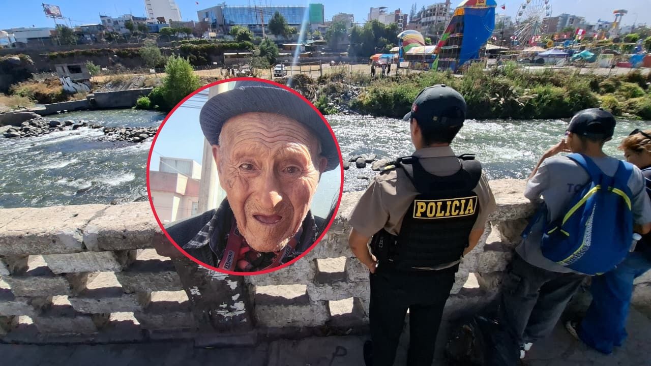 Arequipa: confirman que el cuerpo hallado en el río Chili es el adulto mayor desaparecido, Saturnino Quispe (Composición: GEC)