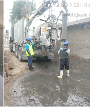 Ica: colapso de desagüe en parte del sector Las Viñas, en el caserío San Martín