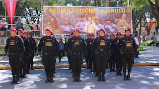Más de 300 policías serán desplegados por Fiestas Patrias en Huánuco