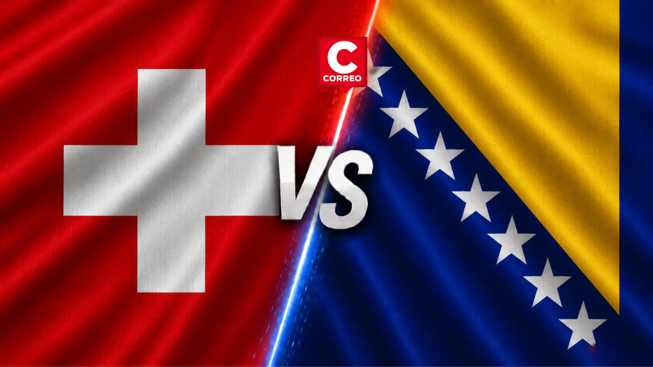 Suizos y bosnios llegan igualados tras sus empates en la primera jornada y buscarán una victoria que los acerque a los octavos de final. Canadá y Qatar completan uno de los grupos más parejos del torneo. (Imagen elaborada con IA/OpenAI/Correo)