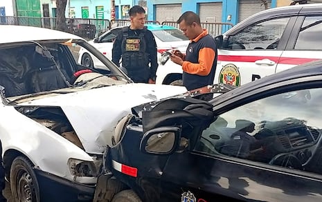 Tres escolares y un taxista resultan heridos tras accidente de tránsito en Trujillo (VIDEO)