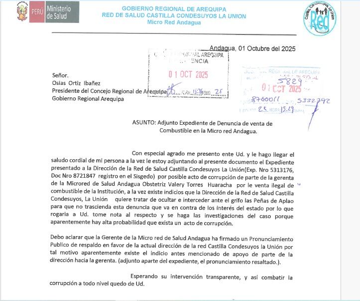 La denuncia fue presentada a los consejeros para pedir una comisión investigadora