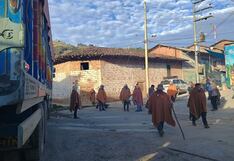 La Libertad: Ronderos de Pataz y Sánchez Carrión bloquearon accesos a ambas provincias por paro