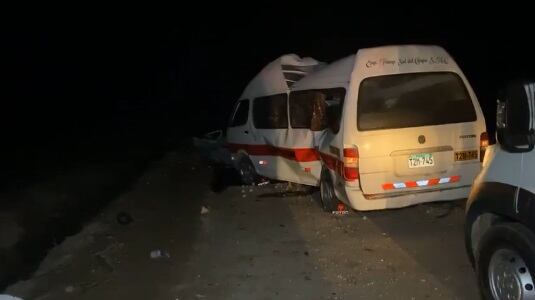 Otros cinco pasajeros de la unidad siniestrada resultaron con lesiones de consideración.