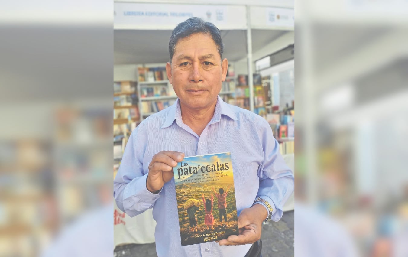 Edwin Arturo Berrios Zevallos, escritor de "Los pata'ccalas", rescata costumbres rurales de Arequipa. Foto: Cortesía.