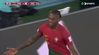 Goles de Joao Félix y Rafael Leao: en dos minutos pusieron el 3-1 de Portugal vs. Ghana (VIDEO)