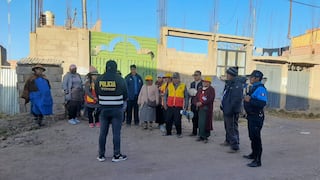 Puno: juntas vecinales se organizan contra la inseguridad en la ciudad de Juliaca