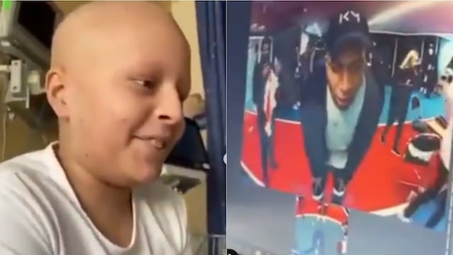 Kylian Mbappé sorprende a niño peruano que lucha contra la leucemia (VIDEO)