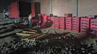 Ica: policía recupera camión robado y mercadería con más de 500 jabas de uva