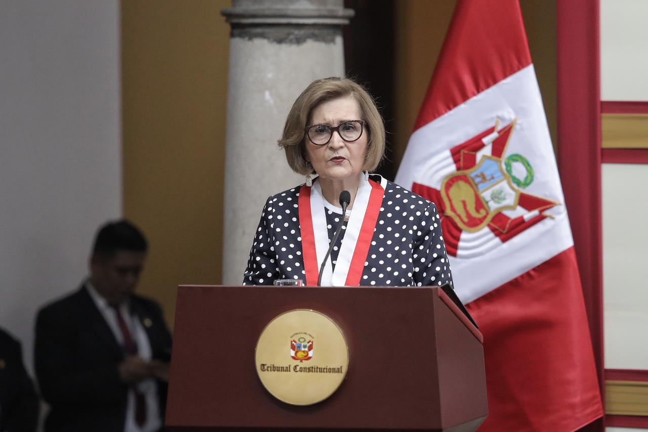 Luz Pacheco permanecerá como magistrada pese a dejar presidencia del TC. (Foto: Joel Alonzo / @photo.gec)