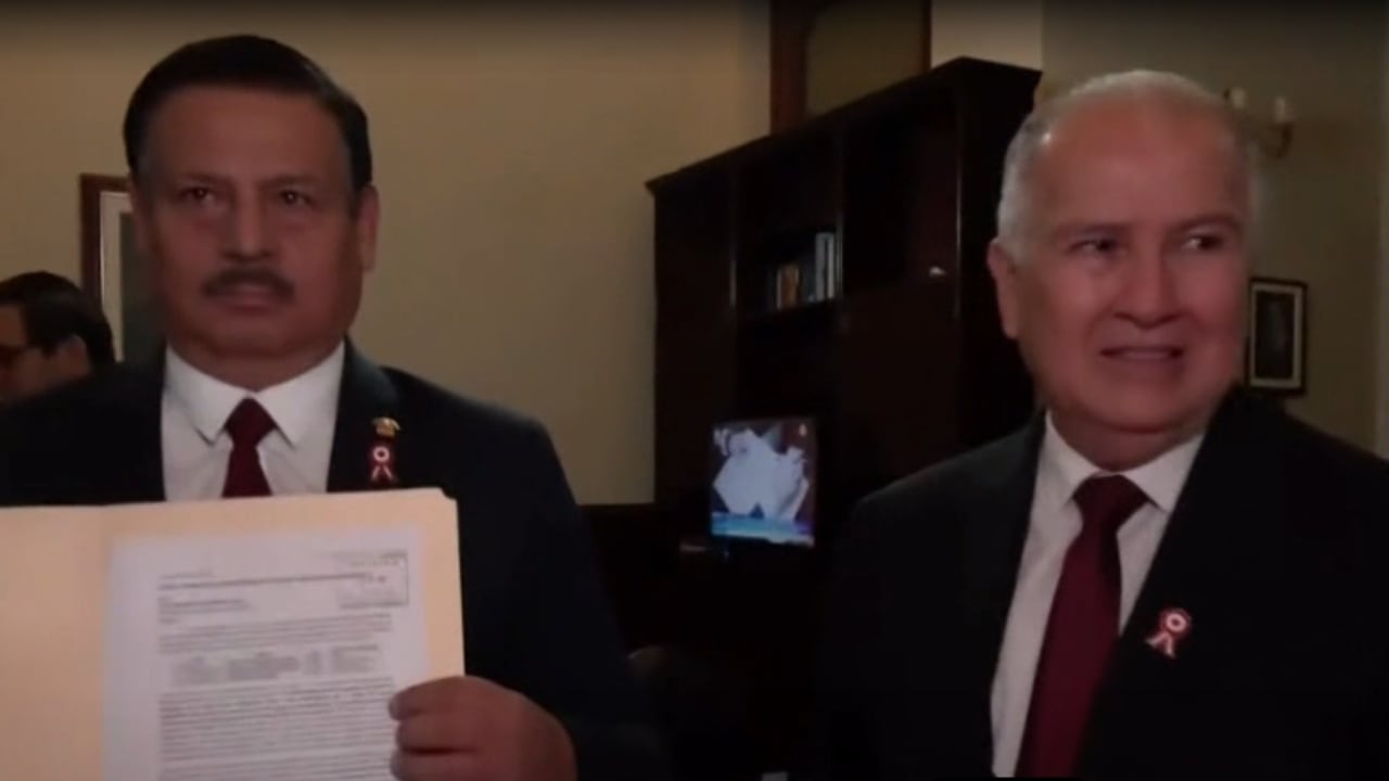 Ahora Nación, Obras, Buen Gobierno y JP presentan lista para competir por la mesa directiva del Senado. Captura: Canal N.