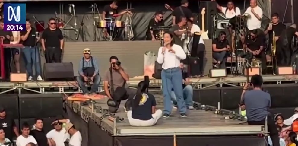 La candidata de Fuerza Popular encabezó una actividad proselitista en Túcume y presentó planteamientos vinculados a infraestructura, seguridad y desarrollo económico.