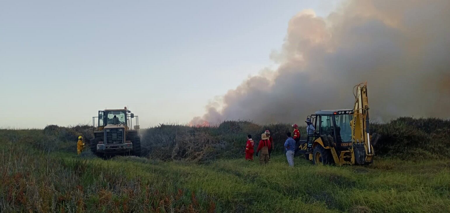 Incendio Santuario Nacional Lagunas de Mejía. Foto: difusión