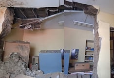 Colapsa el techo de una oficina de la UNT en el centro de Trujillo