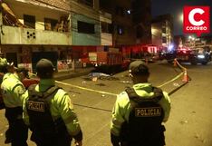 Dos muertos y cuatro heridos en brutal balacera en Cercado de Lima