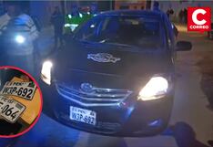 Huancayo: Delincuentes abandonan auto luego de intentar robar a una mujer