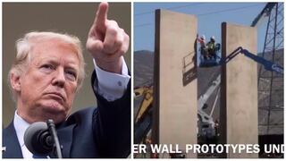 Donald Trump presentó prototipos para construir muro en la frontera con México (VIDEO)