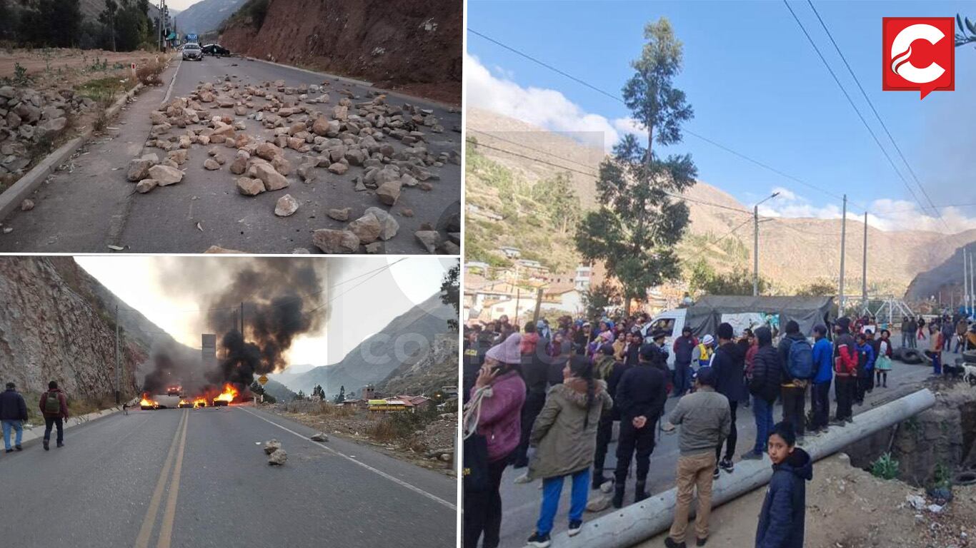 Bloqueo de Carretera Central en Izcuchaca