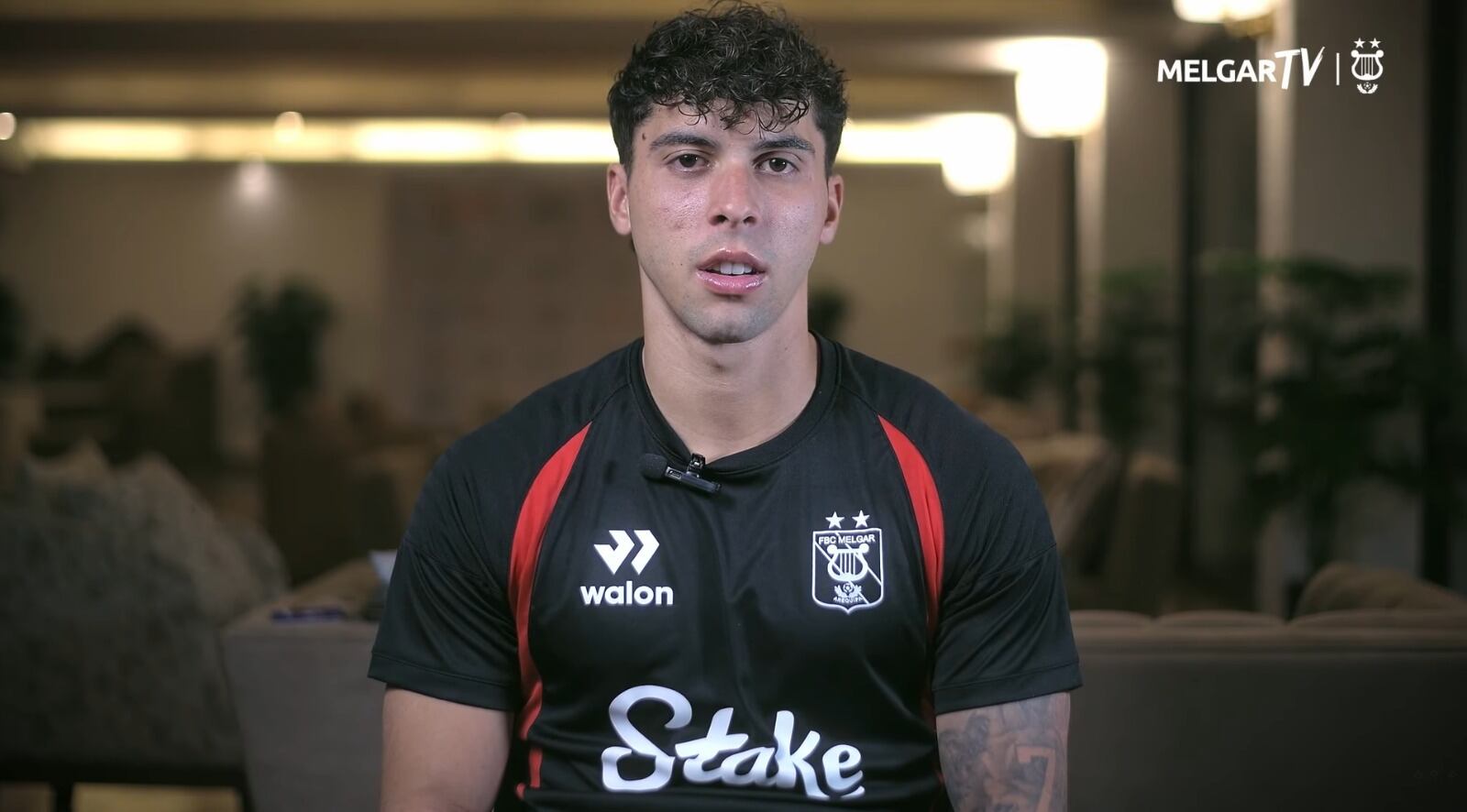 Jesús Alcántar se ilusiona con FBC Melgar. Captura: Melgar TV.