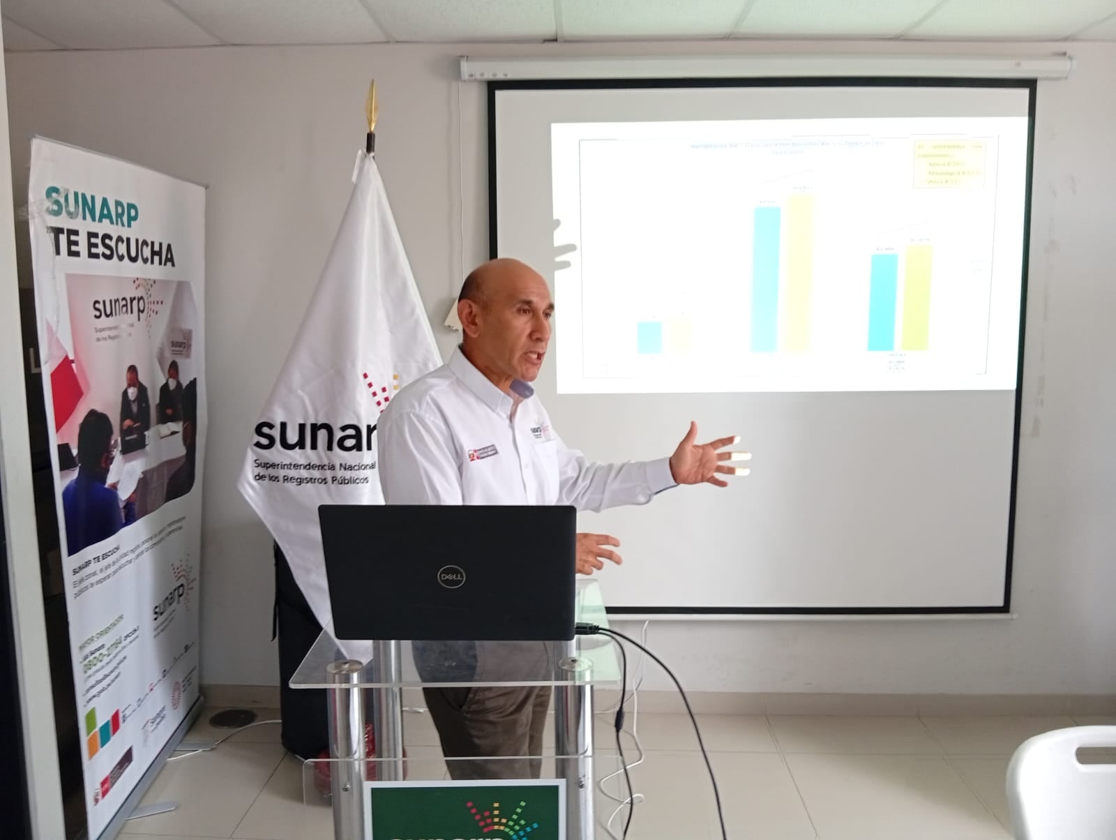 Jefe de la Zona Registral Nº XIII (Tacna, Moquegua y Puno) Breno Alzamora Cancino. (Foto: Adrian Apaza)