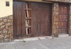 Trujillo: Delincuentes detonan cartucho de dinamita y destrozan portón de vivienda