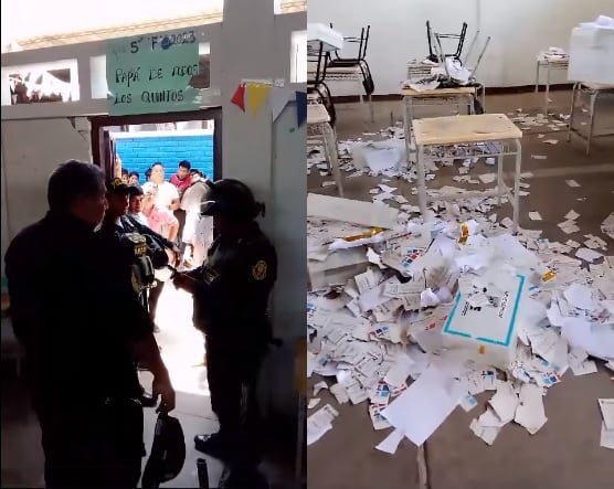 Penosa situación se registró en elecciones comunales.