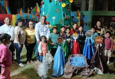 Piura: Promueven la Navidad con decoraciones elaboradas con material reciclable