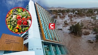 Midagri desmiente rumores sobre escasez de productos en Lima tras fuertes lluvias en sur del país