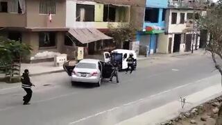 Detienen a falso mototaxista que hirió de bala a un policía, en Chorrillos (VIDEO)