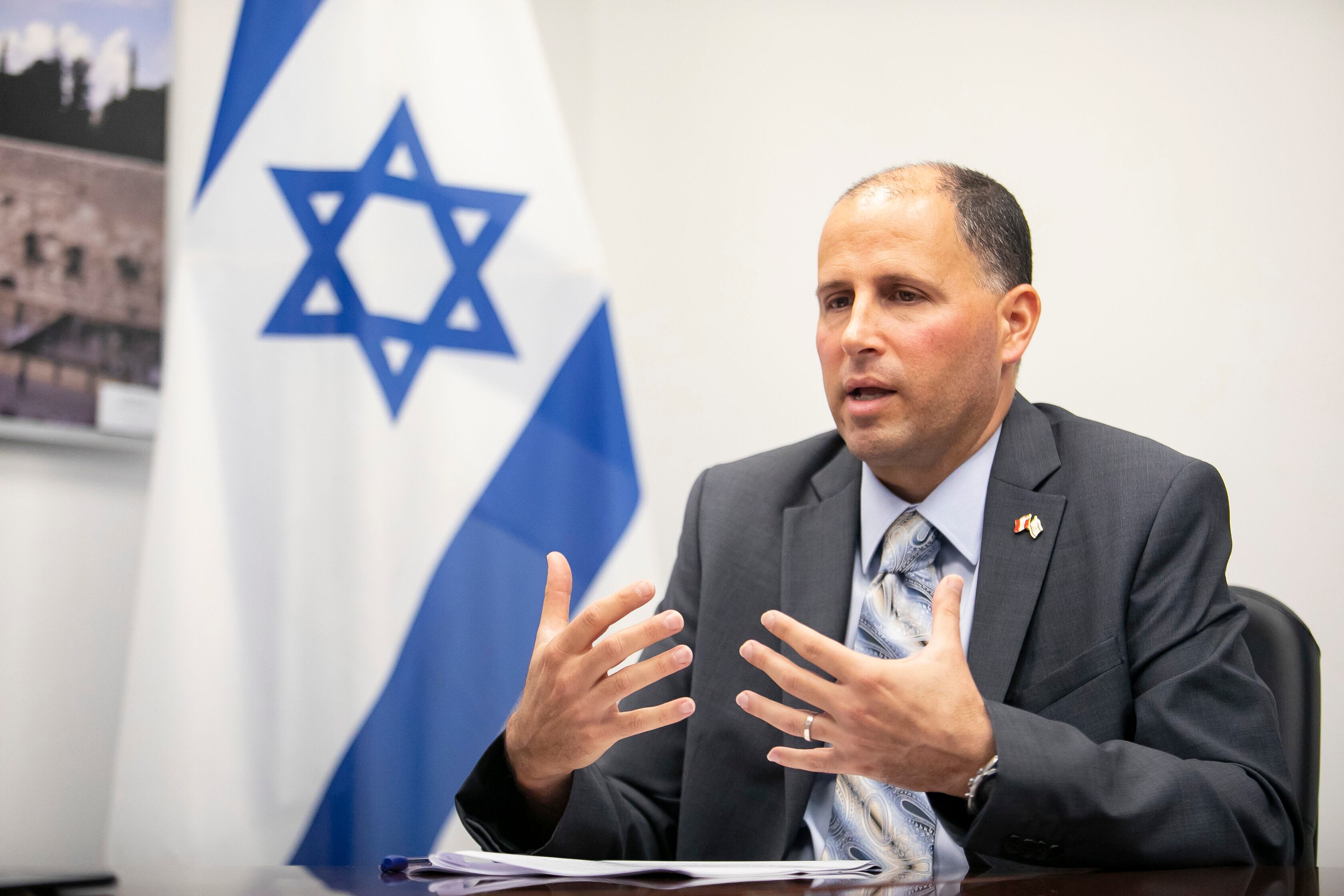 Embajador de Israel en Perú, Eran Yuvan (Foto: Giancarlo Ávila).