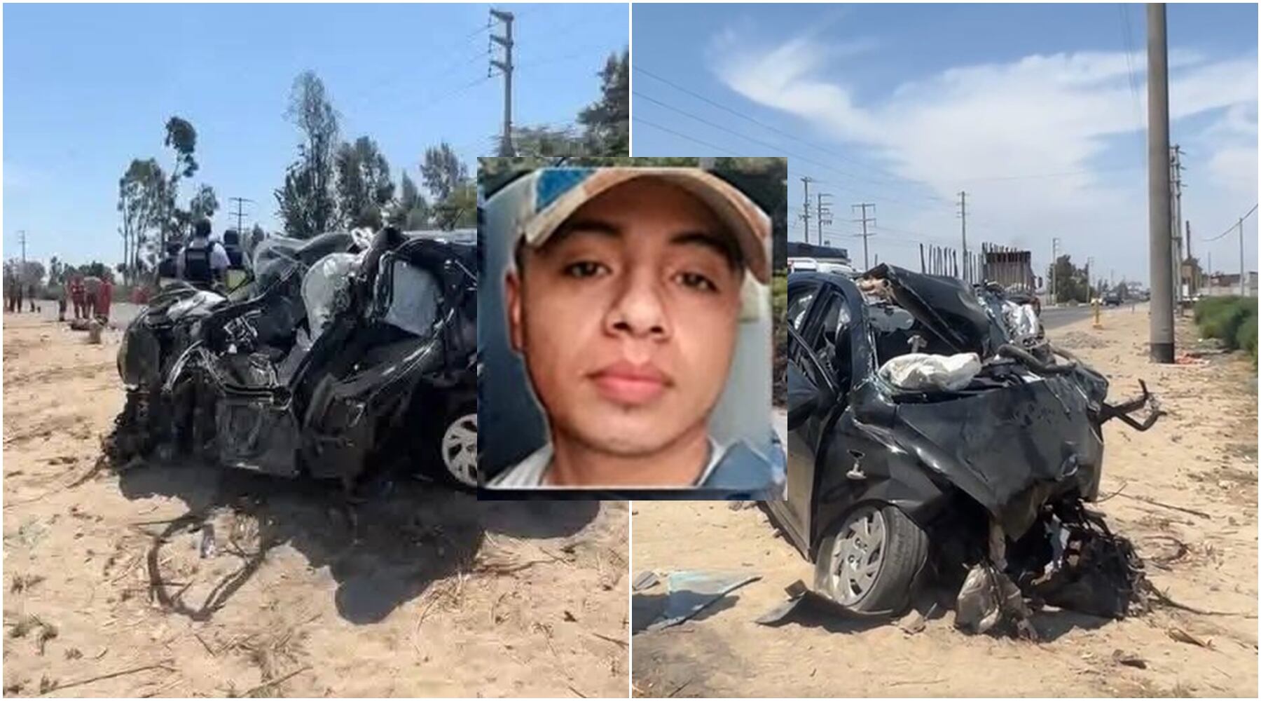 Trágico accidente en carretera Panamericana Sur deja un muerto y cuatro heridos