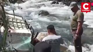 Huaral: Auto cae al río Chancay y conductor pierde la vida