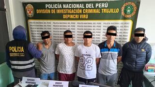 La Libertad: Desarticulan presunta banda delincuencial “Los Indestructibles de Chao”