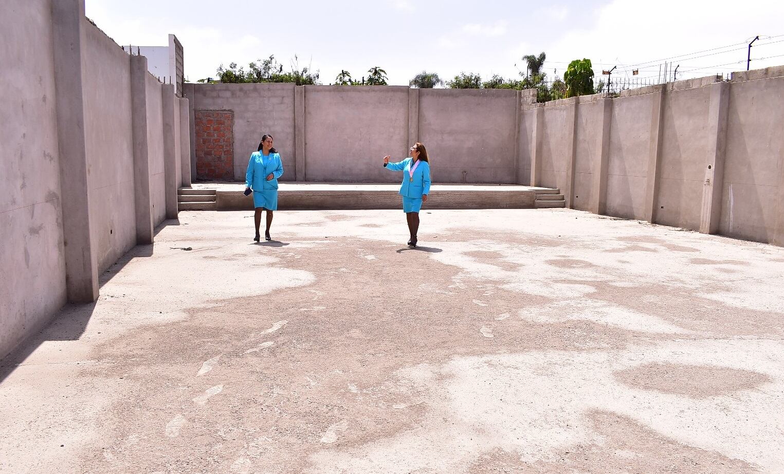 Las enfermeras de Tacna que estuvieron en primera línea en la etapa de la pandemia quieren tener su auditorio acabado a comienzos del 2024