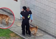 Miraflores: Sereno devuelve perrito perdido y recibe emotivo abrazo de su dueño