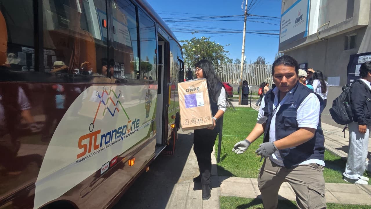ODPE Arequipa inicia despliegue de material electoral para las elecciones del 4 de octubre (Foto: Yunsu Pariapaza/@photo.gec)