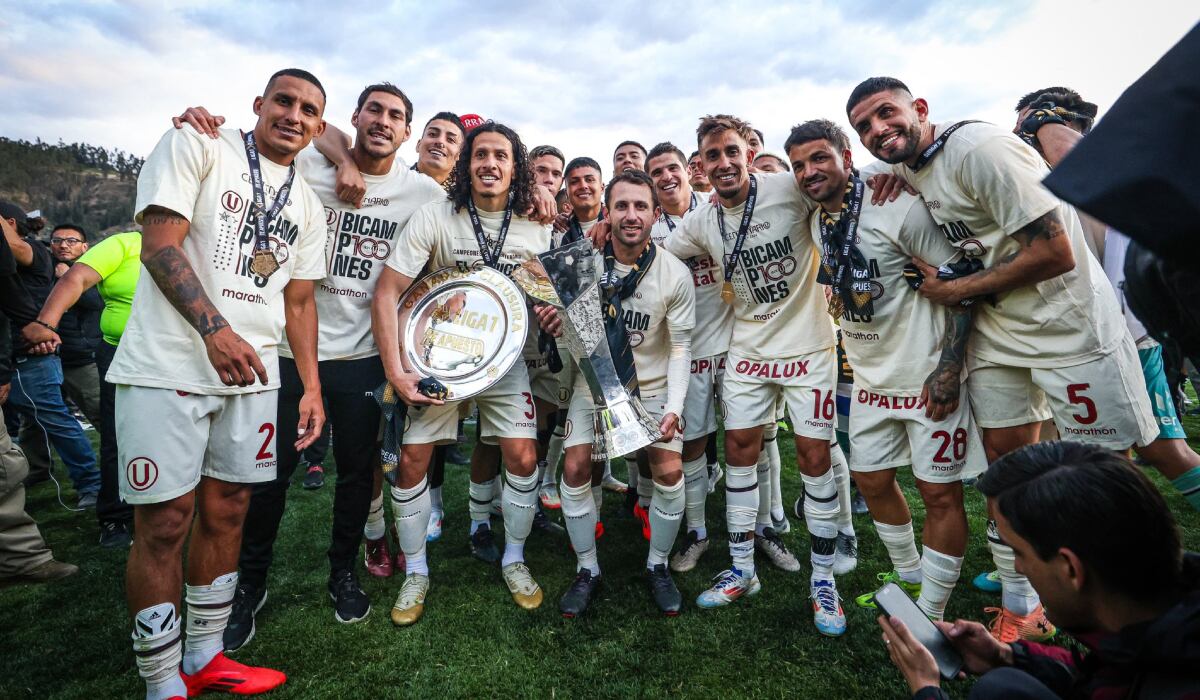 Universitario salió bicampeón de la Liga 1 en Andahuaylas. (Foto: Universitario)